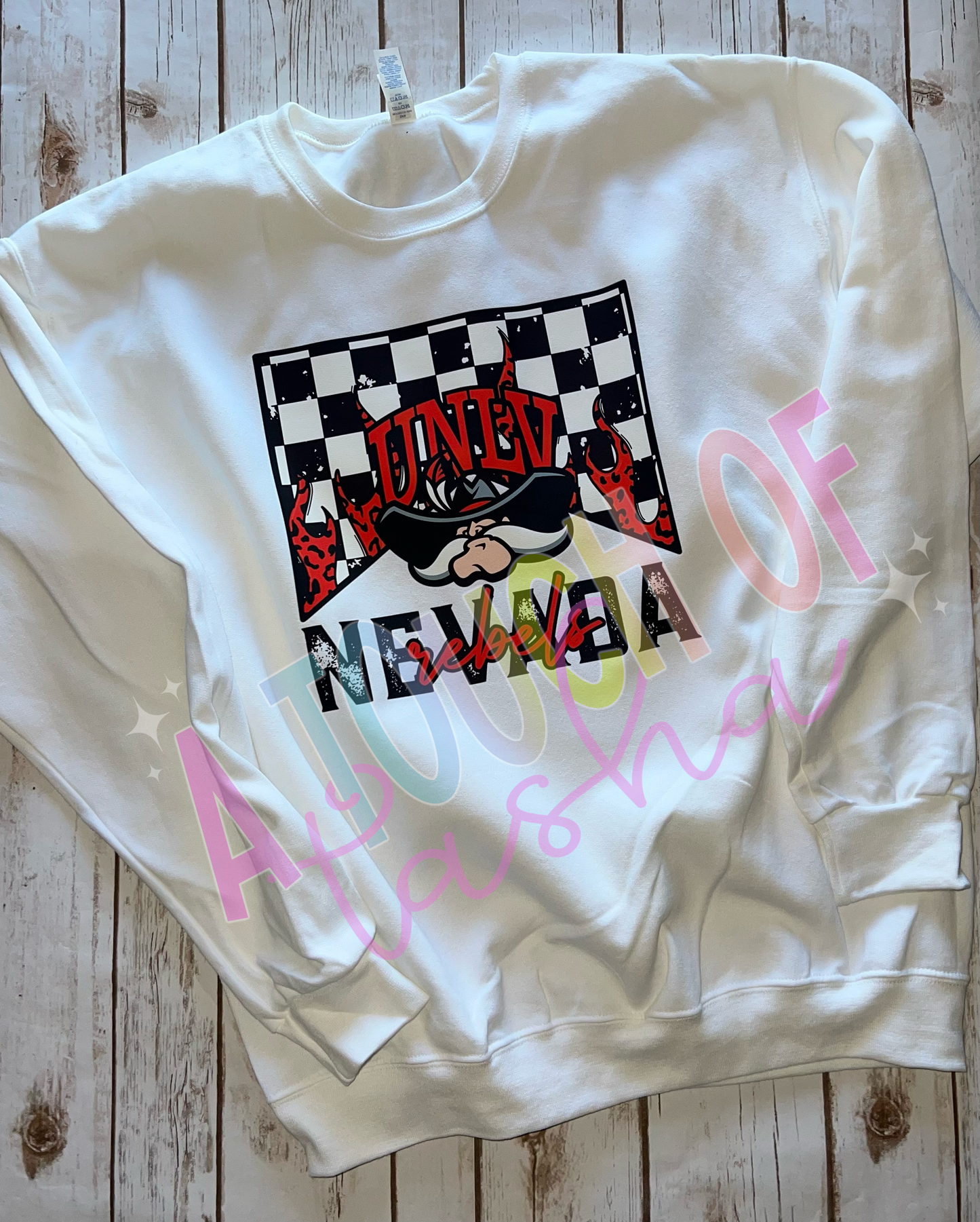 Spirit Wear UNLV Sweatshirt WITH FLAMES