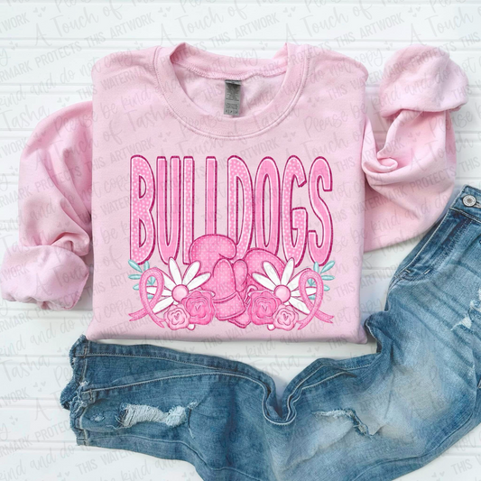 Bulldogs Pink Fight Sweatshirt