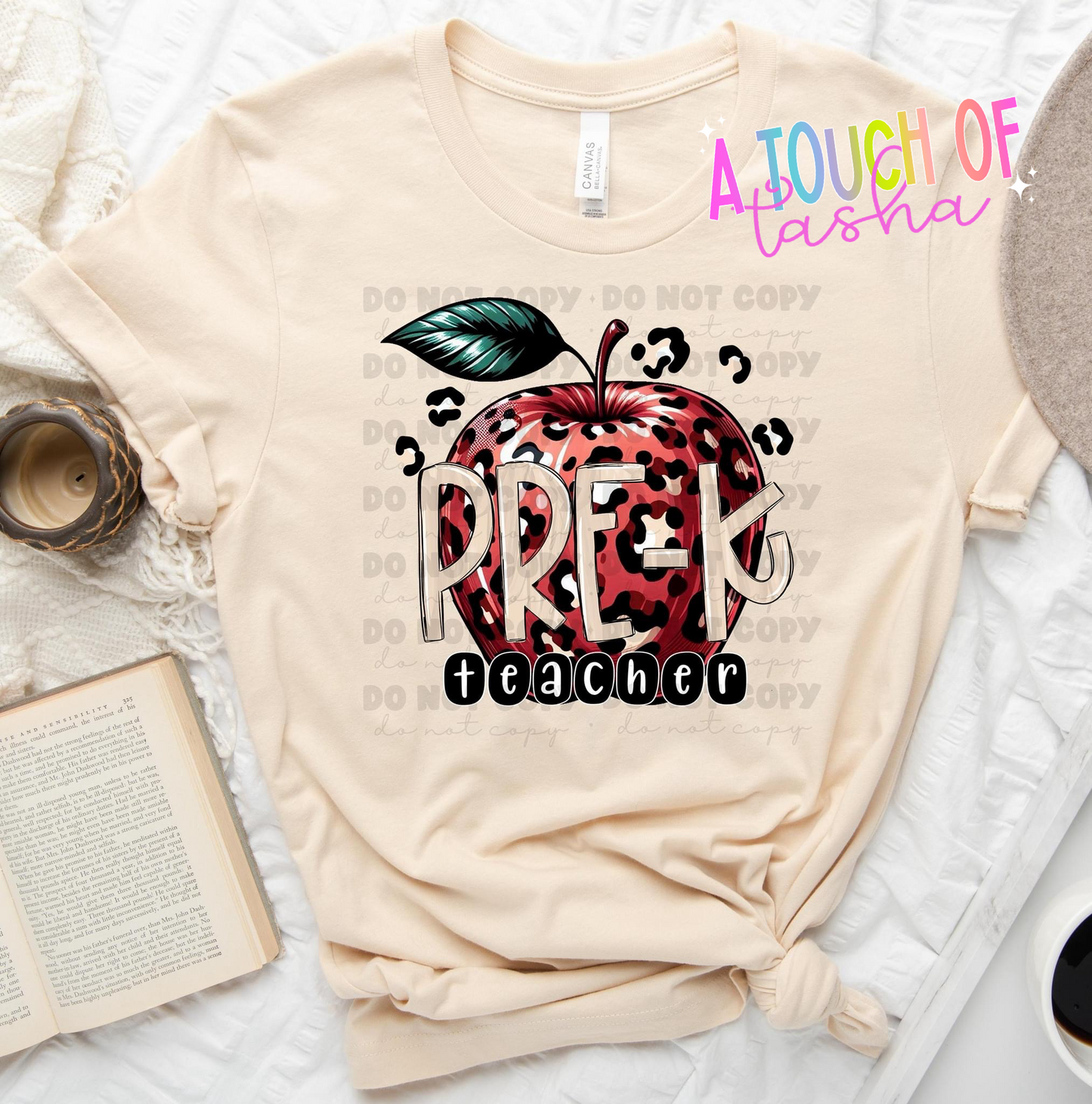 Pre-K Leopard Teacher Tee