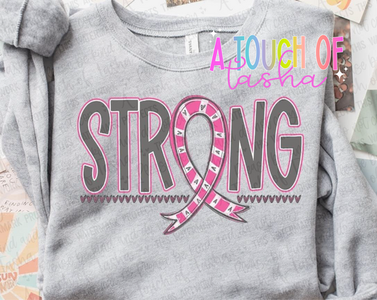 Pink Strong Awareness Tshirt