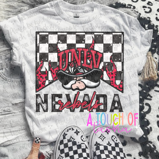 Spirit Wear UNLV with Flames Tshirt